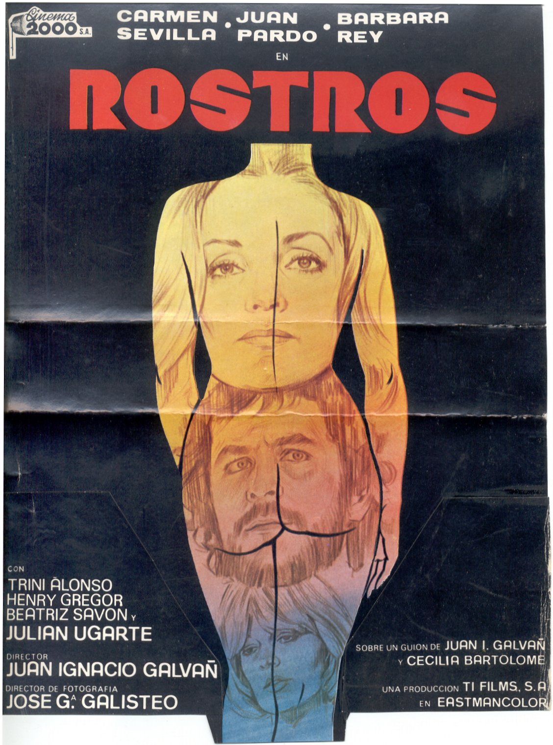 El cartel de "Rostros" aparece gracias a la amabilidad de Sonia Galvañ 